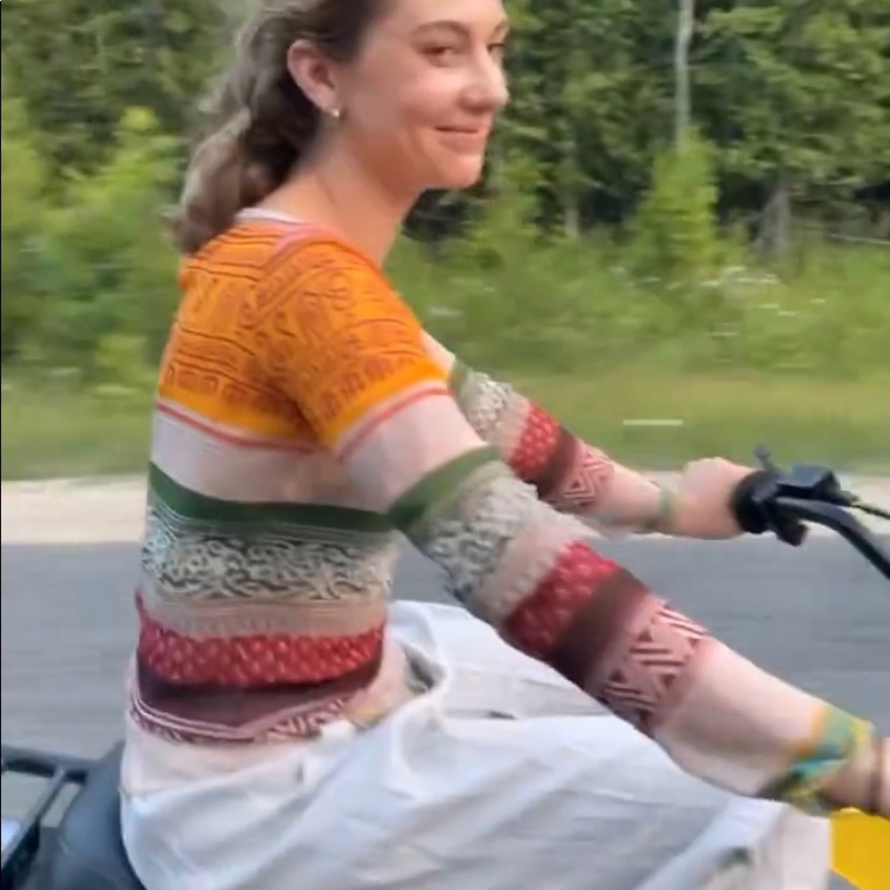 Rare 90s Jean Paul Gaultier Soleil Mesh Top in Excellent condition